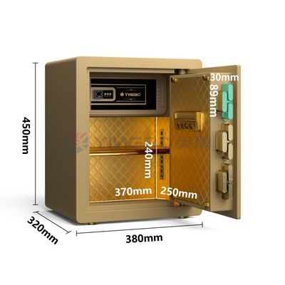 Двойная сигнализация, домашний сейф, противоугонная установка H450mm ((золото)