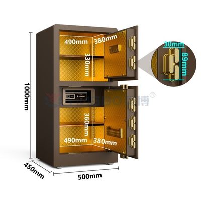 1,5 мм стальной безопасный домашний сейф биометрический замок с отпечатком пальца лучший сейф для домашнего использования