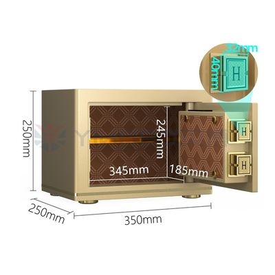 Двойная сигнализация электронный замок офисный сейф противоугонный H250mm