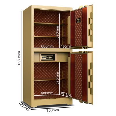 17.5 Cu Ft Безопасный сейф Банковского класса 4 открытые пути 278±2kg Yb/Zy-150d