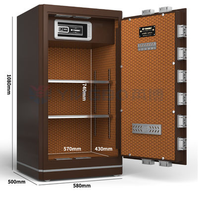 6.4 Cu Ft двойной охранный сейф для домашнего офиса YB/N6-100