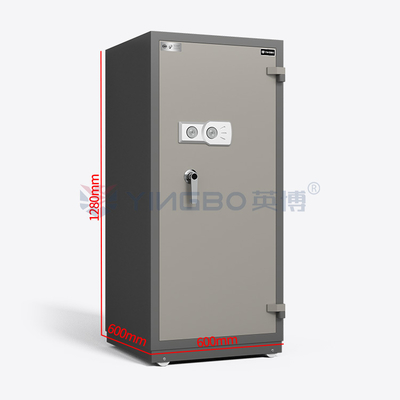 235KG Anti-Fire Safe Box Double Keys Lock Solid Steel Latches Secure Your Valuables