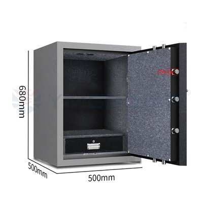 Небольшой огнеупорный сейф Домашнее личное хранение Противоугон для кражи Механический замок