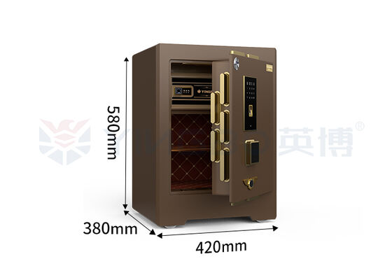 Система двойной сигнализации H580mm Коммерческий сейф 3D Стерео Мягкая кожа Цифровая охрана