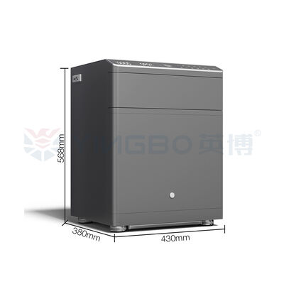 Биометрические отпечатки пальцев Ночной шкаф, твердая стальная конструкция для безопасности дома