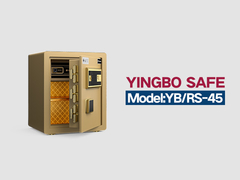 YB/RS-45 отпечатки пальцев замок дома сейфы золотые