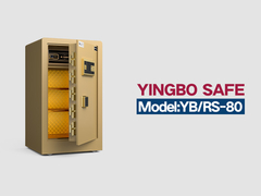 YB/RS-80 отпечатки пальцев замок дома сейфы золотой