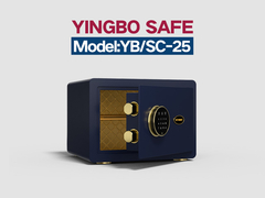 YB-SC-25 - домашний сейф - темно-синий