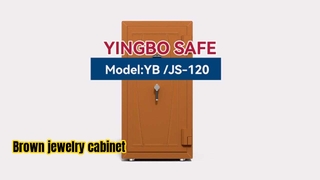 Коричневый шкаф для украшений 120